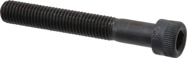 Holo-Krome - 1/4-28 UNF Hex Socket Drive, Socket Cap Screw - Alloy Steel, Black Oxide Finish, Partially Threaded, 1-3/4" Length Under Head - Apex Tool & Supply