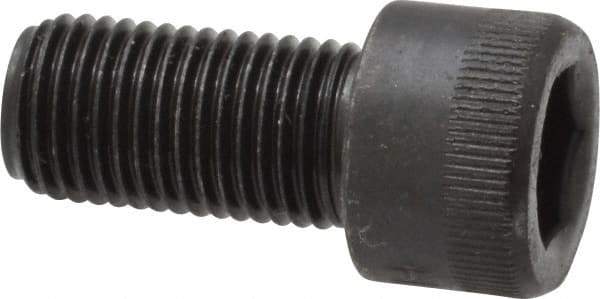 Holo-Krome - 3/8-24 UNF Hex Socket Drive, Socket Cap Screw - Alloy Steel, Black Oxide Finish, Fully Threaded, 3/4" Length Under Head - Apex Tool & Supply