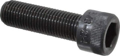 Holo-Krome - 3/8-24 UNF Hex Socket Drive, Socket Cap Screw - Alloy Steel, Black Oxide Finish, Fully Threaded, 1-1/4" Length Under Head - Apex Tool & Supply