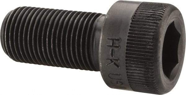 Holo-Krome - 7/16-20 UNF Hex Socket Drive, Socket Cap Screw - Alloy Steel, Black Oxide Finish, Fully Threaded, 1-1/2" Length Under Head - Apex Tool & Supply
