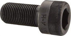 Holo-Krome - 7/16-20 UNF Hex Socket Drive, Socket Cap Screw - Alloy Steel, Black Oxide Finish, Fully Threaded, 1-1/2" Length Under Head - Apex Tool & Supply