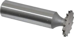 Whitney Tool Co. - 3/4" Diam x 1/16" Face Width, Cobalt, 14 Teeth, Shank Connection Woodruff Keyseat Cutter - Uncoated, 2-1/16" OAL x 1/2" Shank, Straight Teeth - Apex Tool & Supply