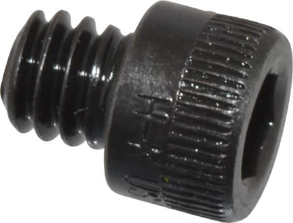 Holo-Krome - 1/4-20 UNC Hex Socket Drive, Socket Cap Screw - Alloy Steel, Black Oxide Finish, Fully Threaded, 1/4" Length Under Head - Apex Tool & Supply