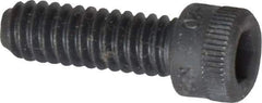 Holo-Krome - 1/4-20 UNC Hex Socket Drive, Socket Cap Screw - Alloy Steel, Black Oxide Finish, Fully Threaded, 3/4" Length Under Head - Apex Tool & Supply