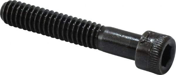 Holo-Krome - 1/4-20 UNC Hex Socket Drive, Socket Cap Screw - Alloy Steel, Black Oxide Finish, Partially Threaded, 1-1/2" Length Under Head - Apex Tool & Supply