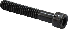 Holo-Krome - 1/4-20 UNC Hex Socket Drive, Socket Cap Screw - Alloy Steel, Black Oxide Finish, Partially Threaded, 1-1/2" Length Under Head - Apex Tool & Supply