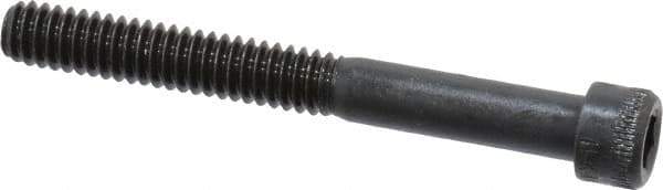 Holo-Krome - 1/4-20 UNC Hex Socket Drive, Socket Cap Screw - Alloy Steel, Black Oxide Finish, Partially Threaded, 2-1/4" Length Under Head - Apex Tool & Supply