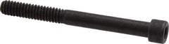 Holo-Krome - 1/4-20 UNC Hex Socket Drive, Socket Cap Screw - Alloy Steel, Black Oxide Finish, Partially Threaded, 2-1/2" Length Under Head - Apex Tool & Supply