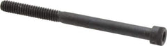 Holo-Krome - 1/4-20 UNC Hex Socket Drive, Socket Cap Screw - Alloy Steel, Black Oxide Finish, Partially Threaded, 3-1/4" Length Under Head - Apex Tool & Supply