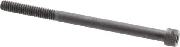 Holo-Krome - 1/4-20 UNC Hex Socket Drive, Socket Cap Screw - Alloy Steel, Black Oxide Finish, Partially Threaded, 3-3/4" Length Under Head - Apex Tool & Supply