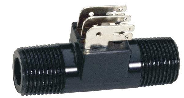 Gems Sensors - 200 psi, Nylon Housing, Turbine Flow Rate Sensor - 0.26 to 2.6 Flow Set Point, 0.26 to 2.6 GPM - Apex Tool & Supply