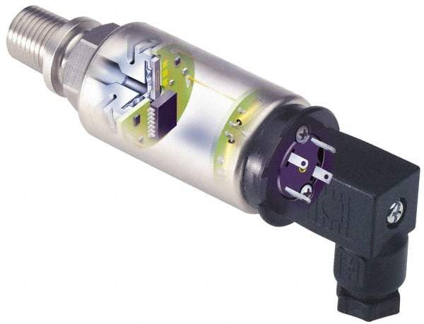 Gems Sensors - 120 Max psi, General Purpose Industrial Pressure Transducer - 1/4" Thread - Apex Tool & Supply