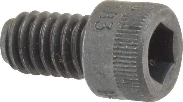 Holo-Krome - 5/16-18 UNC Hex Socket Drive, Socket Cap Screw - Alloy Steel, Black Oxide Finish, Fully Threaded, 1/2" Length Under Head - Apex Tool & Supply