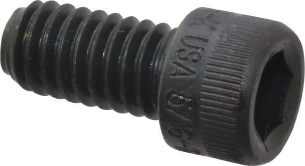Holo-Krome - 5/16-18 UNC Hex Socket Drive, Socket Cap Screw - Alloy Steel, Black Oxide Finish, Fully Threaded, 5/8" Length Under Head - Apex Tool & Supply