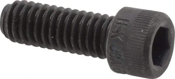 Holo-Krome - 5/16-18 UNC Hex Socket Drive, Socket Cap Screw - Alloy Steel, Black Oxide Finish, Fully Threaded, 7/8" Length Under Head - Apex Tool & Supply