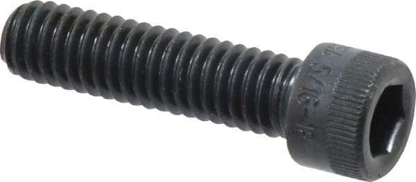 Holo-Krome - 5/16-18 UNC Hex Socket Drive, Socket Cap Screw - Alloy Steel, Black Oxide Finish, Fully Threaded, 1-1/4" Length Under Head - Apex Tool & Supply