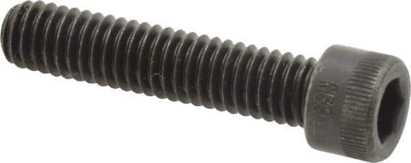 Holo-Krome - 5/16-18 UNC Hex Socket Drive, Socket Cap Screw - Alloy Steel, Black Oxide Finish, Fully Threaded, 1-1/2" Length Under Head - Apex Tool & Supply