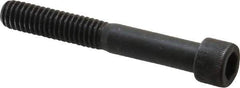 Holo-Krome - 5/16-18 UNC Hex Socket Drive, Socket Cap Screw - Alloy Steel, Black Oxide Finish, Partially Threaded, 2-1/4" Length Under Head - Apex Tool & Supply
