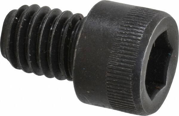 Holo-Krome - 3/8-16 UNC Hex Socket Drive, Socket Cap Screw - Alloy Steel, Black Oxide Finish, Fully Threaded, 1/2" Length Under Head - Apex Tool & Supply