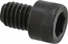 Holo-Krome - 3/8-16 UNC Hex Socket Drive, Socket Cap Screw - Alloy Steel, Black Oxide Finish, Fully Threaded, 1/2" Length Under Head - Apex Tool & Supply