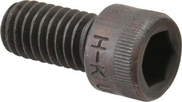 Holo-Krome - 3/8-16 UNC Hex Socket Drive, Socket Cap Screw - Alloy Steel, Black Oxide Finish, Fully Threaded, 3/4" Length Under Head - Apex Tool & Supply