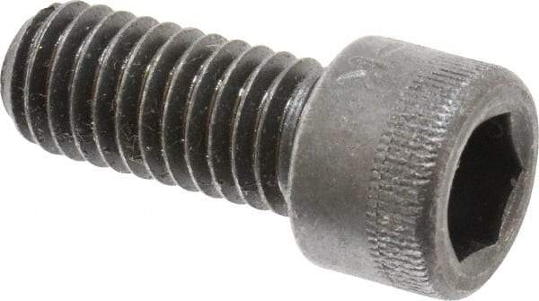 Holo-Krome - 3/8-16 UNC Hex Socket Drive, Socket Cap Screw - Alloy Steel, Black Oxide Finish, Fully Threaded, 7/8" Length Under Head - Apex Tool & Supply