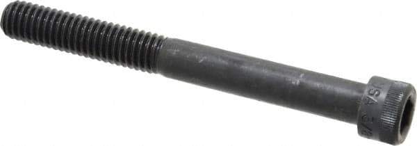 Holo-Krome - 3/8-16 UNC Hex Socket Drive, Socket Cap Screw - Alloy Steel, Black Oxide Finish, Partially Threaded, 3-1/2" Length Under Head - Apex Tool & Supply