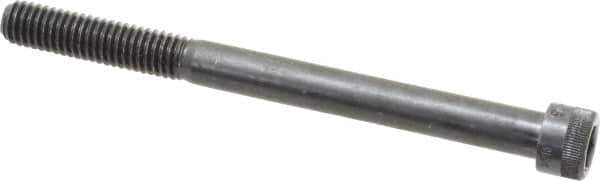 Holo-Krome - 3/8-16 UNC Hex Socket Drive, Socket Cap Screw - Alloy Steel, Black Oxide Finish, Partially Threaded, 4-1/2" Length Under Head - Apex Tool & Supply