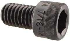 Holo-Krome - 7/16-14 UNC Hex Socket Drive, Socket Cap Screw - Alloy Steel, Black Oxide Finish, Fully Threaded, 3/4" Length Under Head - Apex Tool & Supply