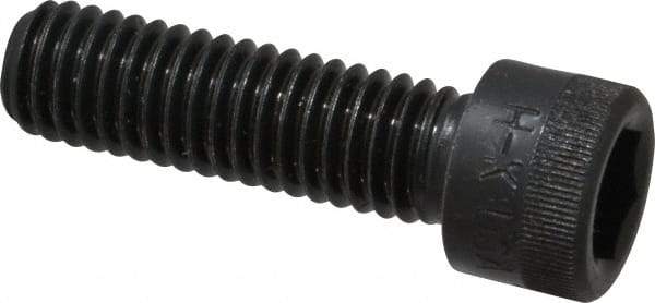 Holo-Krome - 7/16-14 UNC Hex Socket Drive, Socket Cap Screw - Alloy Steel, Black Oxide Finish, Fully Threaded, 1-1/2" Length Under Head - Apex Tool & Supply