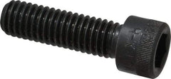 Holo-Krome - 7/16-14 UNC Hex Socket Drive, Socket Cap Screw - Alloy Steel, Black Oxide Finish, Fully Threaded, 1-1/2" Length Under Head - Apex Tool & Supply