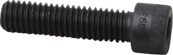Holo-Krome - 7/16-14 UNC Hex Socket Drive, Socket Cap Screw - Alloy Steel, Black Oxide Finish, Fully Threaded, 1-3/4" Length Under Head - Apex Tool & Supply