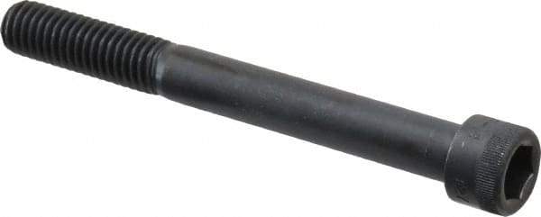 Holo-Krome - 7/16-14 UNC Hex Socket Drive, Socket Cap Screw - Alloy Steel, Black Oxide Finish, Partially Threaded, 4" Length Under Head - Apex Tool & Supply