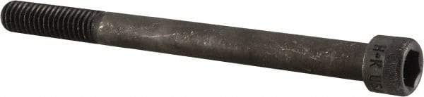 Holo-Krome - 7/16-14 UNC Hex Socket Drive, Socket Cap Screw - Alloy Steel, Black Oxide Finish, Partially Threaded, 5" Length Under Head - Apex Tool & Supply