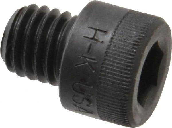 Holo-Krome - 1/2-13 UNC Hex Socket Drive, Socket Cap Screw - Alloy Steel, Black Oxide Finish, Fully Threaded, 1/2" Length Under Head - Apex Tool & Supply