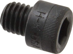 Holo-Krome - 1/2-13 UNC Hex Socket Drive, Socket Cap Screw - Alloy Steel, Black Oxide Finish, Fully Threaded, 1/2" Length Under Head - Apex Tool & Supply