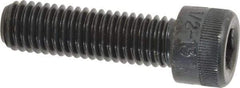 Holo-Krome - 1/2-13 UNC Hex Socket Drive, Socket Cap Screw - Alloy Steel, Black Oxide Finish, Fully Threaded, 1-3/4" Length Under Head - Apex Tool & Supply