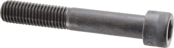 Holo-Krome - 5/8-11 UNC Hex Socket Drive, Socket Cap Screw - Alloy Steel, Black Oxide Finish, Partially Threaded, 4" Length Under Head - Apex Tool & Supply
