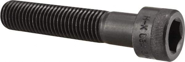Holo-Krome - 3/4-10 UNC Hex Socket Drive, Socket Cap Screw - Alloy Steel, Black Oxide Finish, Partially Threaded, 3-3/4" Length Under Head - Apex Tool & Supply