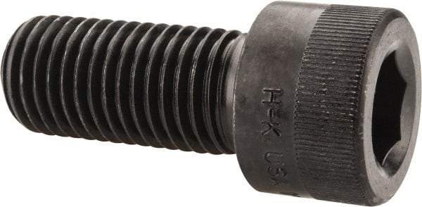 Holo-Krome - 7/8-9 UNC Hex Socket Drive, Socket Cap Screw - Alloy Steel, Black Oxide Finish, Fully Threaded, 2" Length Under Head - Apex Tool & Supply