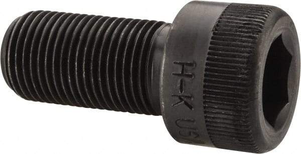 Holo-Krome - 7/8-9 UNC Hex Socket Drive, Socket Cap Screw - Alloy Steel, Black Oxide Finish, Fully Threaded, 2-1/4" Length Under Head - Apex Tool & Supply