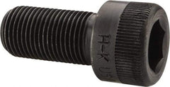 Holo-Krome - 7/8-9 UNC Hex Socket Drive, Socket Cap Screw - Alloy Steel, Black Oxide Finish, Fully Threaded, 2-1/4" Length Under Head - Apex Tool & Supply