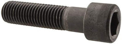 Holo-Krome - 7/8-9 UNC Hex Socket Drive, Socket Cap Screw - Alloy Steel, Black Oxide Finish, Partially Threaded, 3-1/2" Length Under Head - Apex Tool & Supply