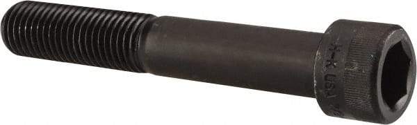 Holo-Krome - 7/8-9 UNC Hex Socket Drive, Socket Cap Screw - Alloy Steel, Black Oxide Finish, Partially Threaded, 5-1/2" Length Under Head - Apex Tool & Supply