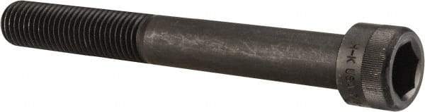Holo-Krome - 7/8-9 UNC Hex Socket Drive, Socket Cap Screw - Alloy Steel, Black Oxide Finish, Partially Threaded, 7" Length Under Head - Apex Tool & Supply