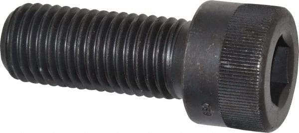 Holo-Krome - 1-8 UNC Hex Socket Drive, Socket Cap Screw - Alloy Steel, Black Oxide Finish, Fully Threaded, 2-1/2" Length Under Head - Apex Tool & Supply