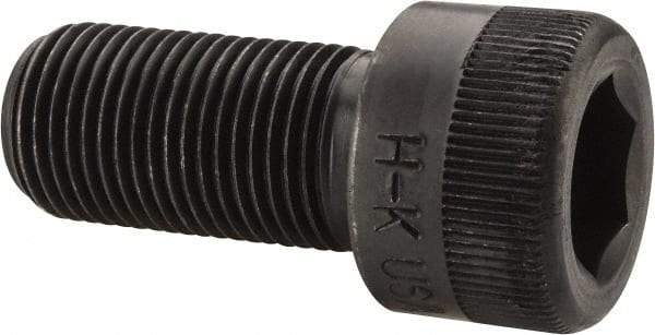 Holo-Krome - 1-8 UNC Hex Socket Drive, Socket Cap Screw - Alloy Steel, Black Oxide Finish, Fully Threaded, 2-3/4" Length Under Head - Apex Tool & Supply