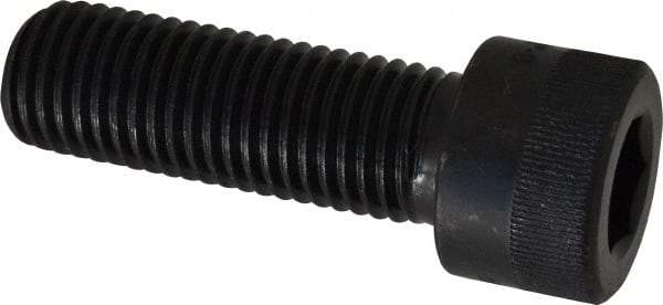 Holo-Krome - 1-8 UNC Hex Socket Drive, Socket Cap Screw - Alloy Steel, Black Oxide Finish, Fully Threaded, 3" Length Under Head - Apex Tool & Supply