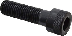Holo-Krome - 1-8 UNC Hex Socket Drive, Socket Cap Screw - Alloy Steel, Black Oxide Finish, Partially Threaded, 3-1/2" Length Under Head - Apex Tool & Supply
