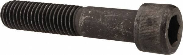Holo-Krome - 1-8 UNC Hex Socket Drive, Socket Cap Screw - Alloy Steel, Black Oxide Finish, Partially Threaded, 4-1/2" Length Under Head - Apex Tool & Supply